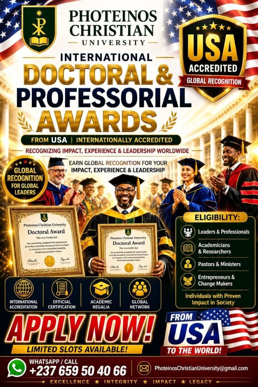 International doctoral and professorial awards flyer