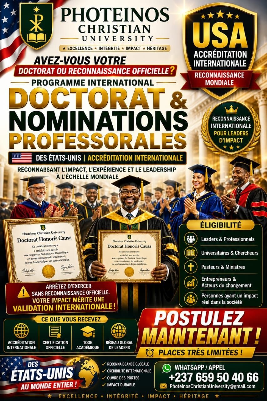 Official ministerial license programme flyer